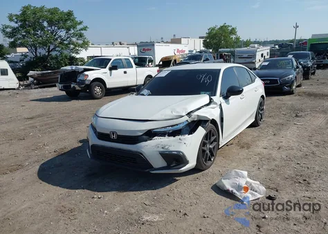 2022 Honda Civic Sport from USA, damaged, VIN 2HGFE2F54NH574437